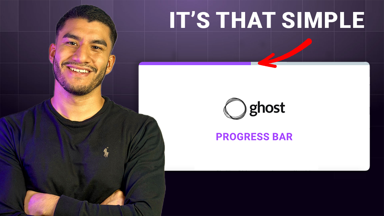 How to add a reading progress bar in Ghost CMS